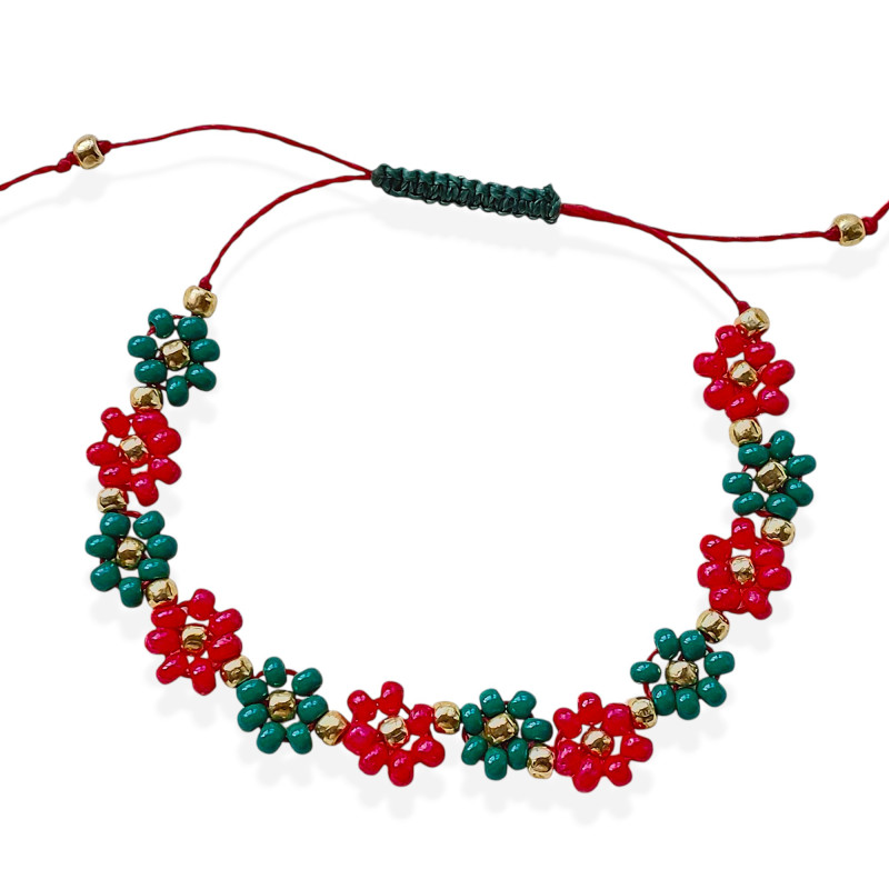 Christmas Daisy Chain Bracelet Christmas Daisy Chain Bracelet