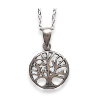Sterling Silver Tree of Life Dainty Necklace