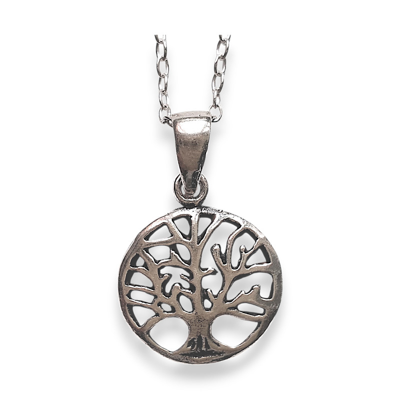 Sterling Silver Tree of Life Dainty Necklace Sterling Silver Tree of Life Dainty Necklace