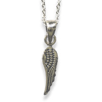 Silver Angel Wing Necklace