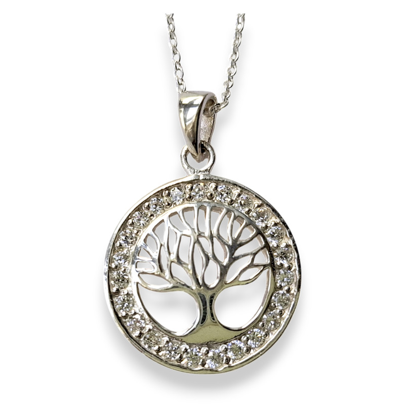 Sterling Silver Tree of Life Pendant Necklace Sterling Silver Tree of Life Pendant Necklace