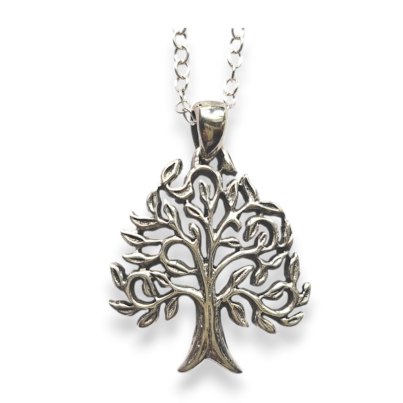 Tree of Life Filigree Sterling Silver Pendant Necklace Tree of Life Filigree Sterling Silver Pendant Necklace
