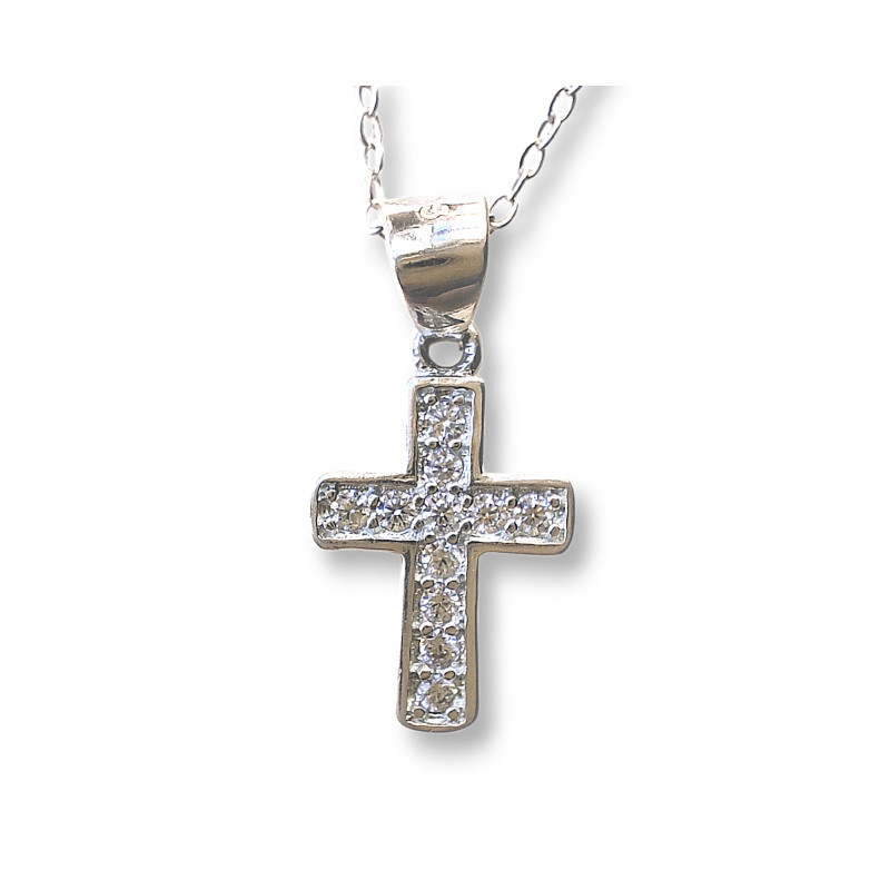 Sterling Silver Cross Pendant Necklace Sterling Silver Cross Pendant Necklace