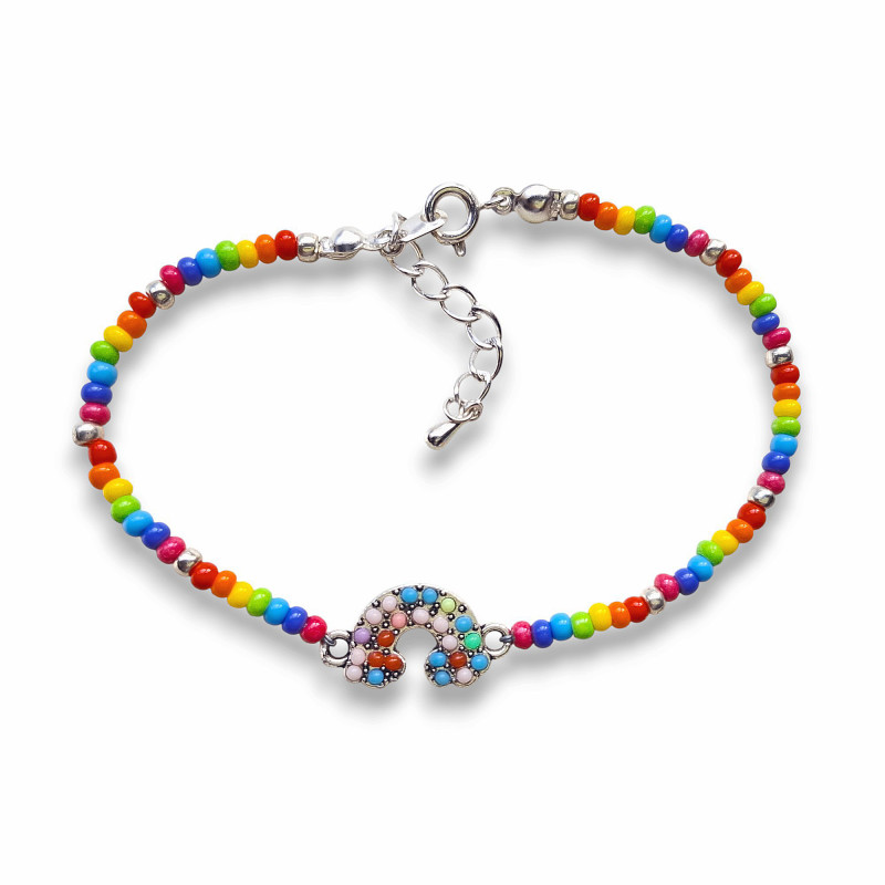 Rainbow Charm Bracelet Rainbow Charm Bracelet