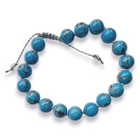 Shell Howlite Bracelet 10mm