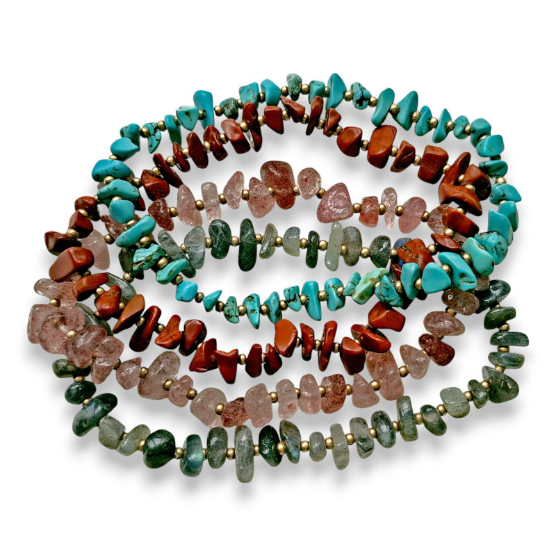 Gemstones Chip Bead Stretch Bracelet Gemstones Chip Bead Stretch Bracelet