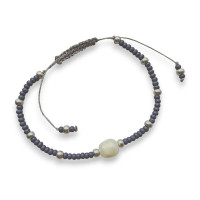 Pearl Beaded Chain Cord Bracelet 3mm