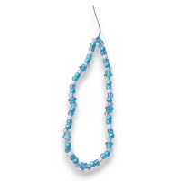 Blue Glitter Star Phone Charm Strap