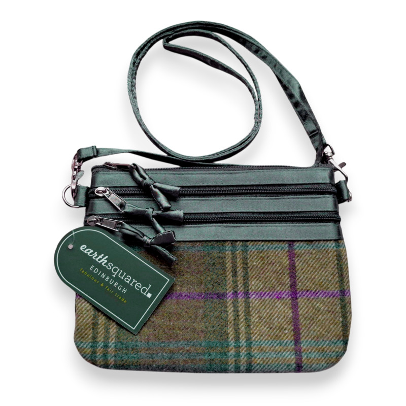 Tweed Pouch Bag Earth Squared
