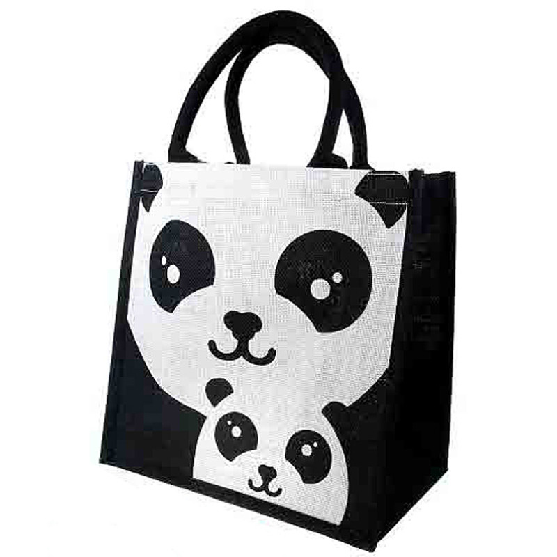 Jute Bag - Panda Jute Bag - Panda
