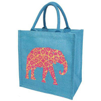 Elephant Jute Bag