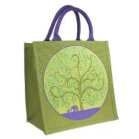 Tree of Life Jute Bag