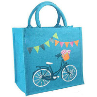 Jute Bag - Bicycle