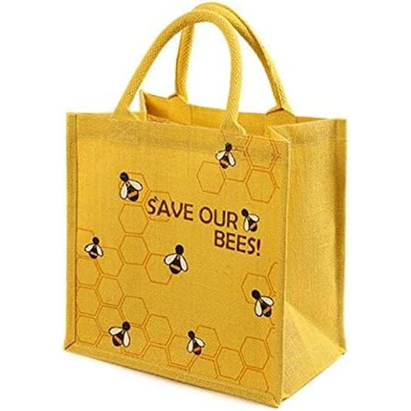 Jute Bag - Bees Jute Bag - Bees