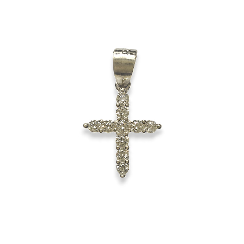 Silver Zirconia Cross Pendant Silver Zirconia Cross Pendant
