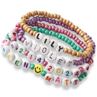 Personalised Bracelet - Matt Colours 4.5mm