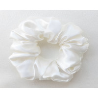 Scruchie - Ivory Silky Satin