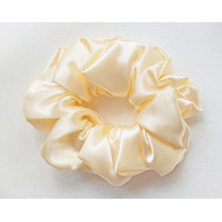Scrunchie - Cream Silky Satin