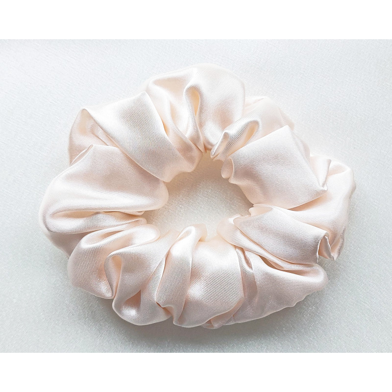 Scrunchie - Champagne Silky Satin Scrunchie - Champagne Silky Satin