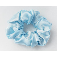 Scrunchie - Pale Blue Silky Satin