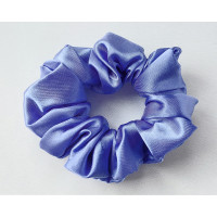 Scrunchie - Hyacinth Blue Silky Satin