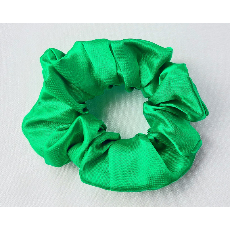 Scrunchie - Emerald Green Silky Satin Scrunchie - Emerald Green Silky Satin