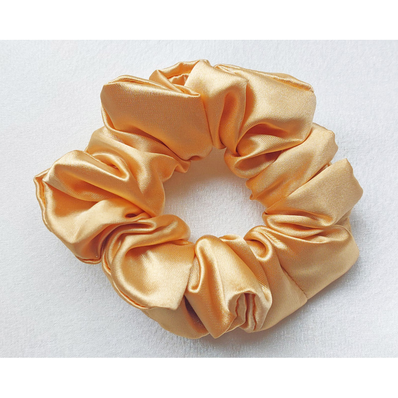 Scrunchie - Antique Gold Silky Satin Scrunchie - Antique Gold Silky Satin