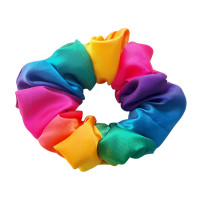 Scrunchie - Rainbow Satin