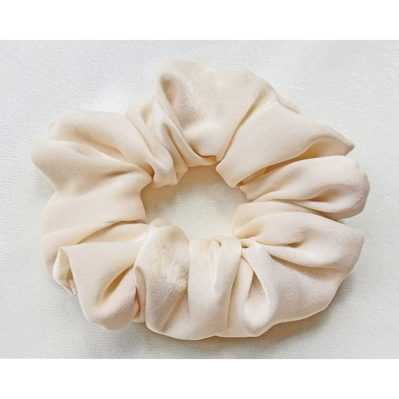 Scrunchie - Champagne Velvet Satin Scrunchie - Champagne Velvet Satin