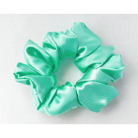 Scrunchie - Mint Green Silky Satin