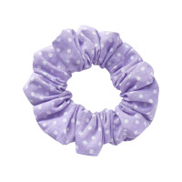 Lavender Scrunchie - Polka Dots