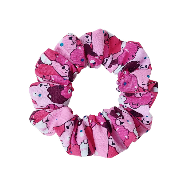 Scrunchie - Cotton Bears Print Scrunchie - Cotton Bears Print