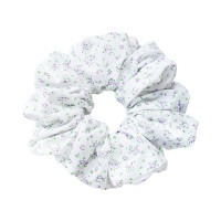 Scrunchie - Lavender Flowers Print
