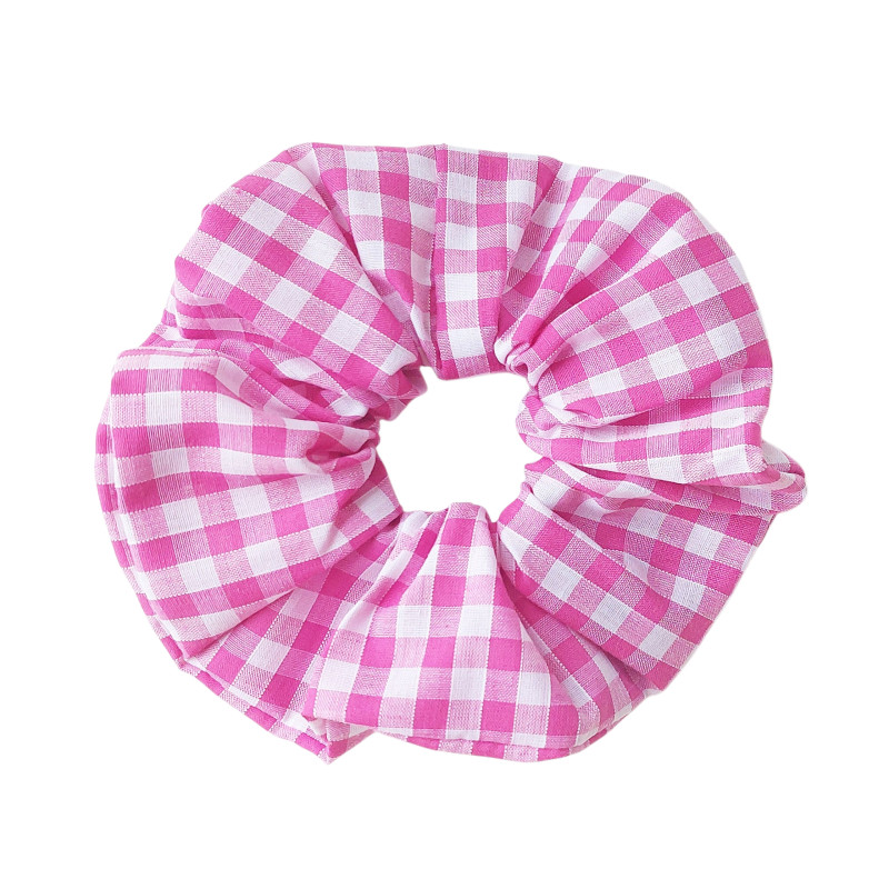 Scrunchie - Pink Gingham Scrunchie - Pink Gingham