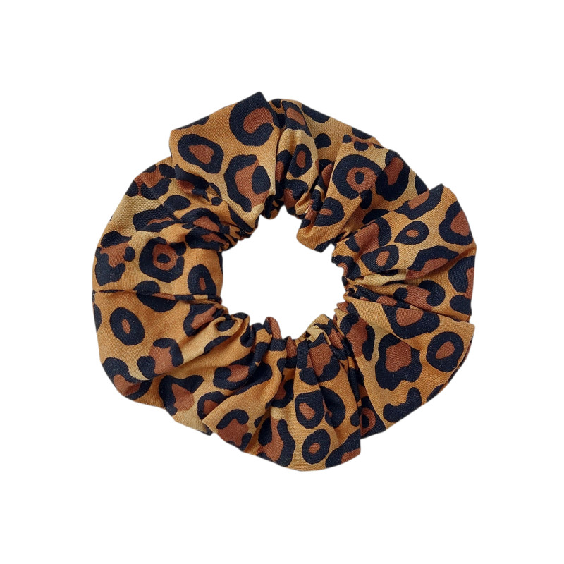 Leopard Animal Print Scrunchie