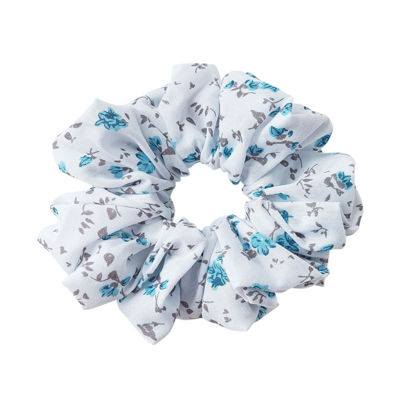 Floral Scrunchie - Ditsy Blue Floral Scrunchie - Ditsy Blue