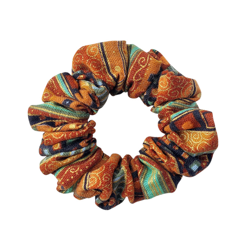 Scrunchie - Multicolour Brown Scrunchie - Multicolour Brown