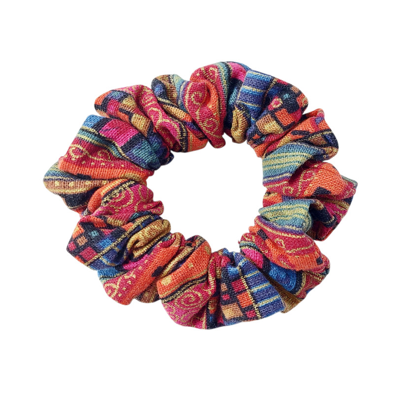 Scrunchie - Multicolour Orange Scrunchie - Multicolour Orange