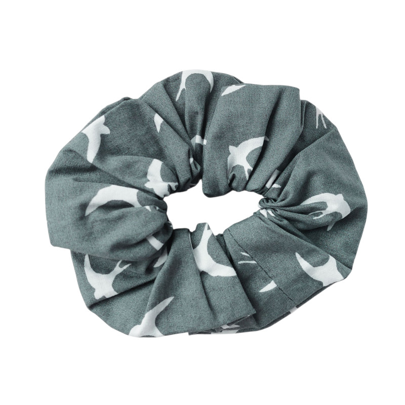 Scrunchie - Grey Birds Scrunchie - Grey Birds