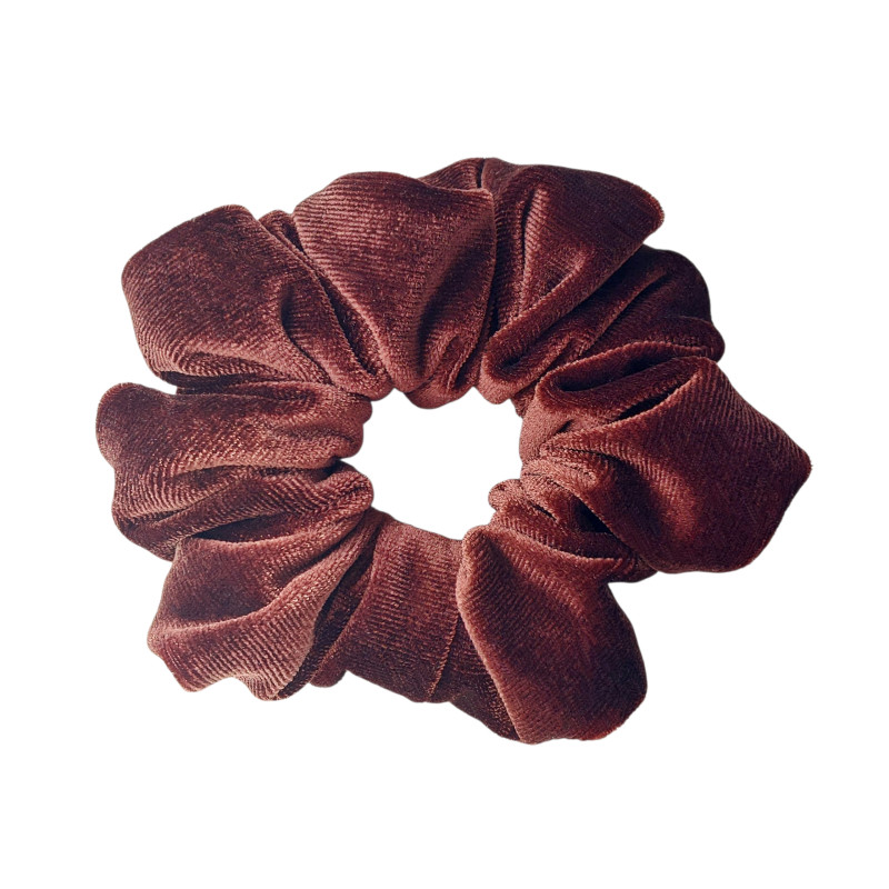 Scrunchie - Chocolate Brown Velvet