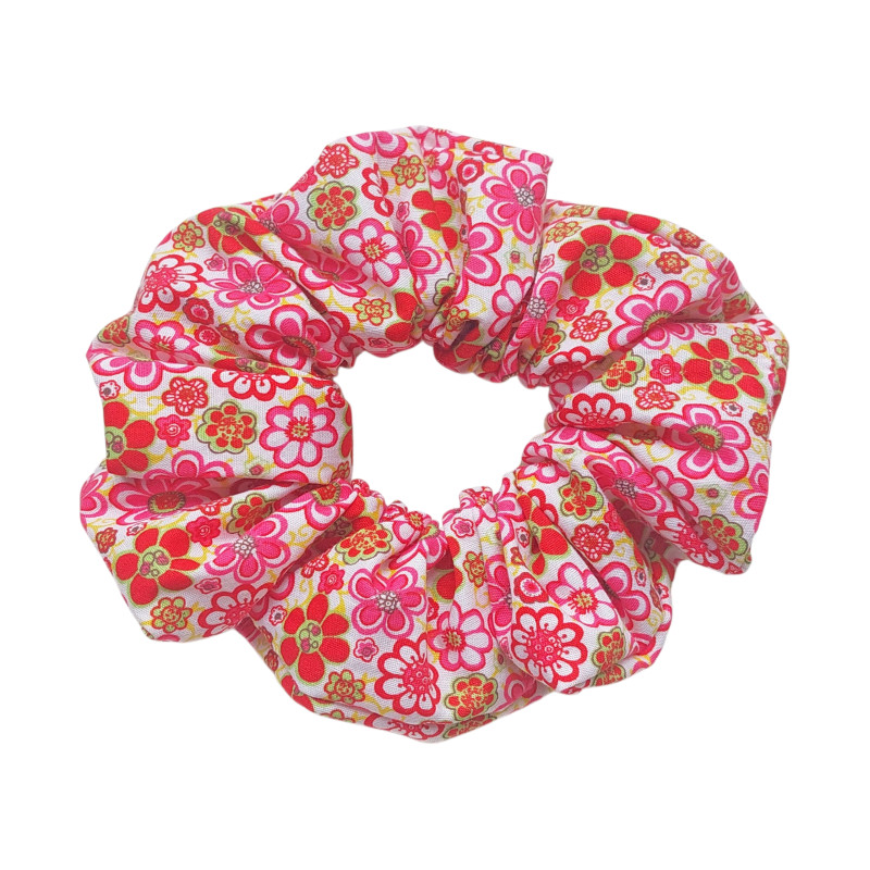 Scrunchie - Red Floral Scrunchie - Red Floral