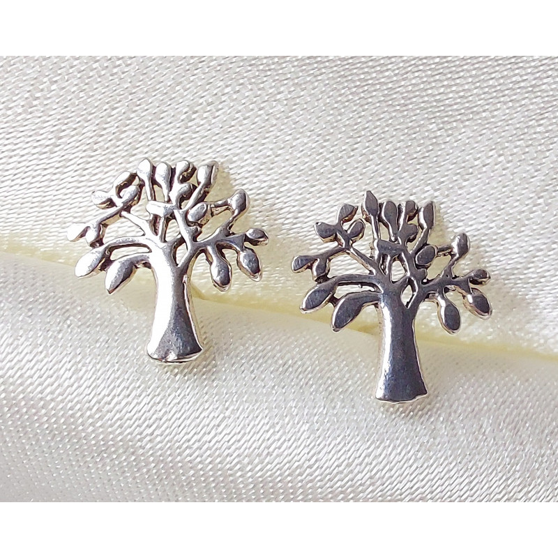 Dainty Tree Stud Earrings Dainty Tree Stud Earrings
