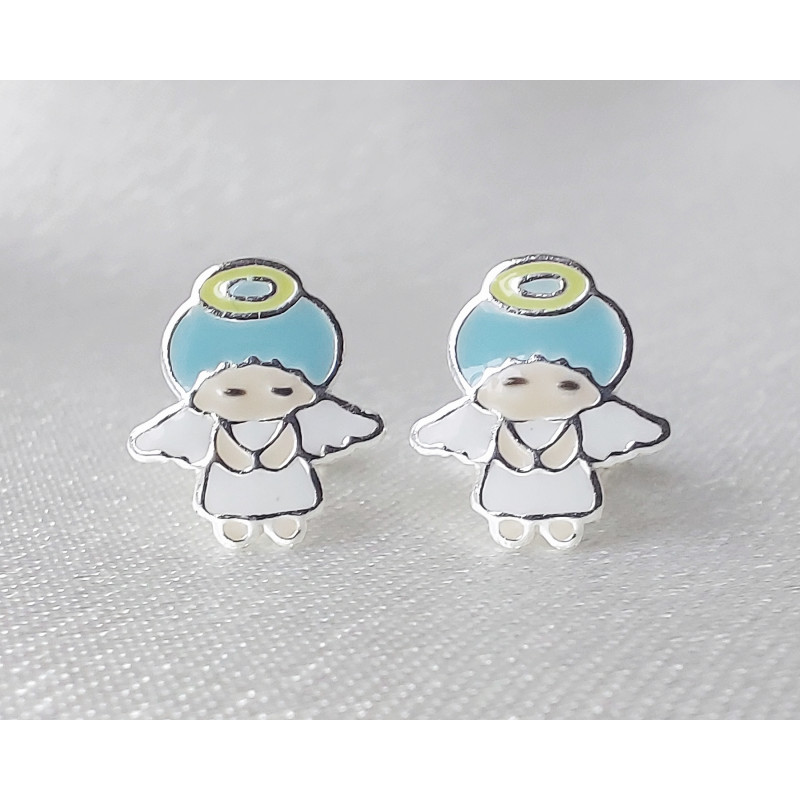 Angel Earrings 925 Sterling Silver Angel Earrings 925 Sterling Silver