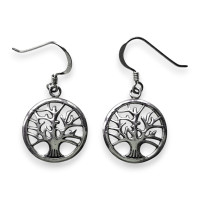 Tree of Life Sterling Silver Earrings