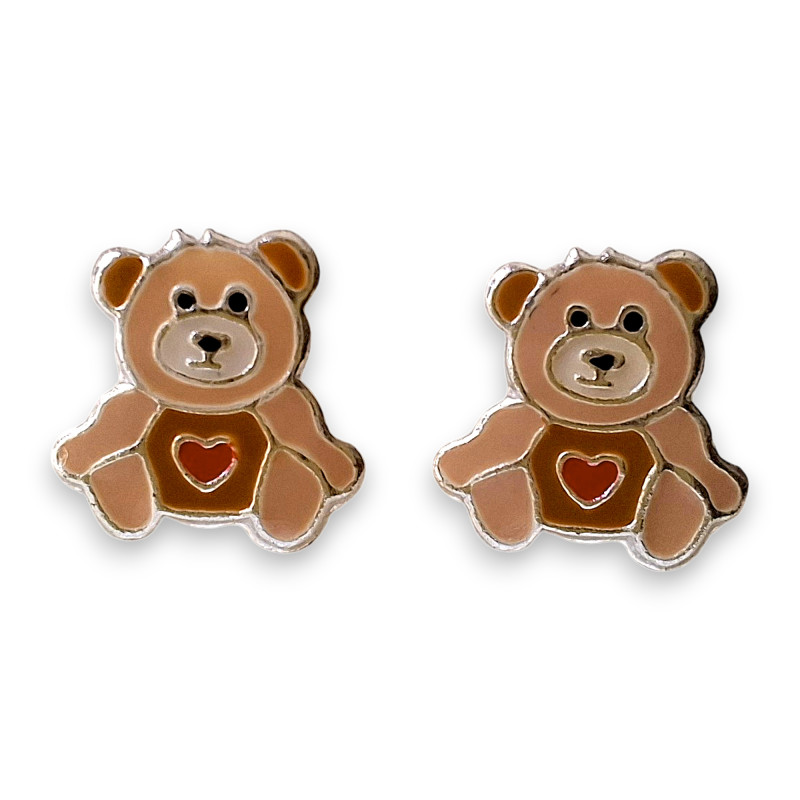 Bear Stud Earrings 925 Sterling Silver Bear Stud Earrings 925 Sterling Silver